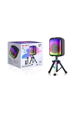 Ultratekno Ndr-102b Full Rgb Panel 40 Watt Sahne Ayaklı Hoparlör