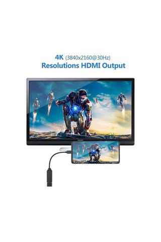 Lexroo Type-c To Hdmı Çevirici Usb C To Hdmı Adaptör Macbook Uyumlu Hc03 Standart