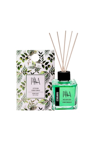 Pisa Yağmur Ormanı Çubuklu Oda Kokusu 100 ML + Yağmur Sonrası Oda Kesesi 20 G