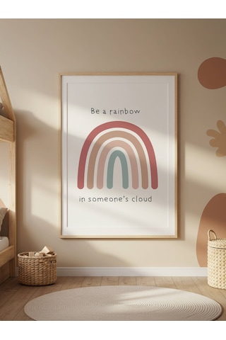 Be A Rainbow Dijital Baskı Poster V1 Çerçevesiz