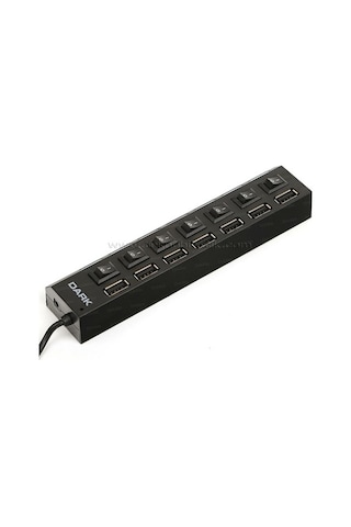 Dark Connect Master Usb272 7 Port On/Off Düğmeli Usb Çoklayıcı