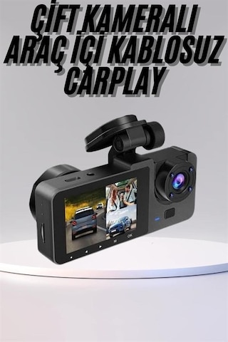 Dvr Araç İçi Kamera 1080p Hareket Algılamalı Carplay Video Kaydedici