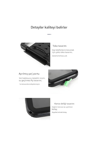 Cepini BS-01 Bisiklet Telefon Tutucu – Gidon Bağlantılı, 360° Dönebilir, Evrensel Uyum