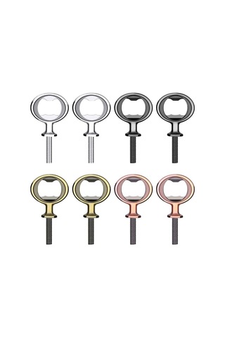 Gatherco 8'li Paket Metal Şişe Açacağı Kiti Paslanmaz Çelik Şişe Açacağı Eklentisi Kendin Yap Şişe Açacağı Donanımı Düz Şişe Açacağı Diğer