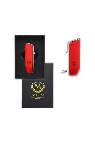 Myon 3 Pürmüz Alev Delicili Puro Çakmağı Kırmızı