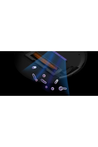 Lydsto S1 UV ve Ozon Sterilizasyonlu Akıllı Robot Süpürge ve Paspas Siyah