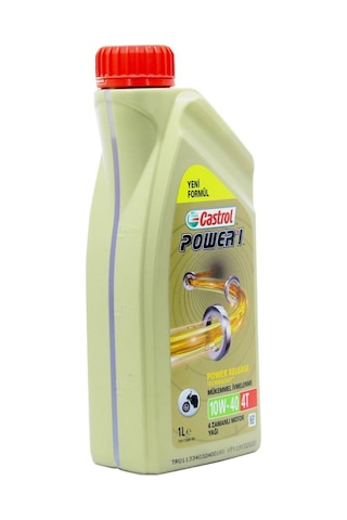 Castrol PoWer 1 4t 10W-40 1 L 4 Zamanlı Motosiklet Yağı (2 Adet)