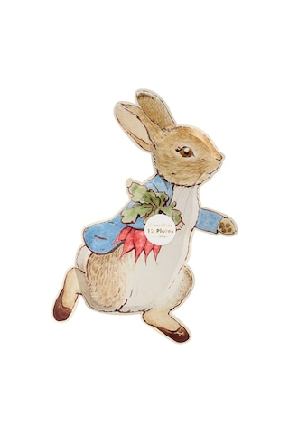 Meri Meri - Peter Rabbit Plates - Peter Rabbit Tabak - 12'li
