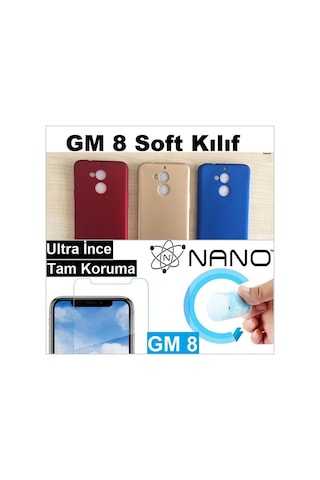 General Mobile Gm 8 / Gm 8 Go Silikon Kilif + Nano Ekran Koruyucu 564793236