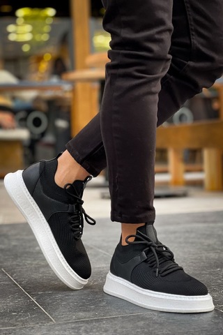 Ay Mood Mn2408 - Tbt Fusion Erkek Spor Ayakkabı Sıyah Siyah