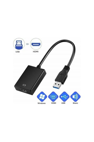 Usb Till Hdmı-adapter, Usb 3.0/2.0 Till Hdmı 1080p Videografikkabel