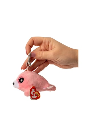 Ty Beanie Boo S Pierre Pembe Fok Peluş Anahtarlık Metal Askılı