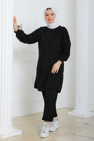 Alt -üst İkili Takım - Siyah Siyah