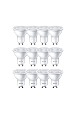 Philips Led Spot 50W Gu10 Sarı Işık 2700K 12Li