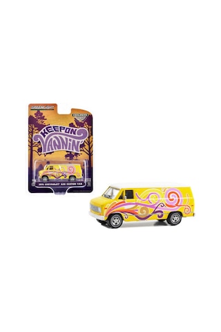 Greenlight 1976 Chevrolet G20 Custom Van 1/64 Model Araba