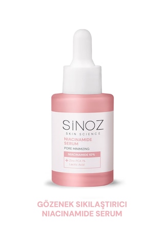 Sinoz Gözenek Sıkılaştırıcı Sebum Sivilce Serum Niacinamide 10% + Zinc Pca 1% 30 ML