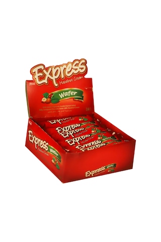 Express Fındık Kremalı Gofret 30 Gr. 24 Adet (1 Kutu)