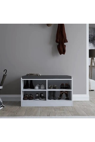 Lucas Ayakkabılık/bench Minder Dahil Beyaz