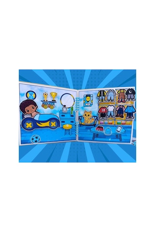 Şampiyonun Evi - İnteraktif Cırt Cırtlı Sessiz Kitap Quiet Book