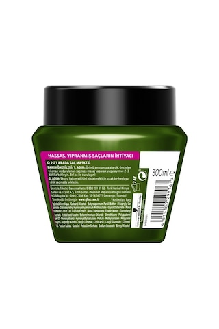 Schwarzkopf Gliss Bio-Tech Restore 2'si 1 Arada Saç Bakım Maskesi 300 ML