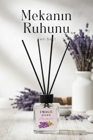 Image Home Çubuklu Oda Kokusu Lavanta 100 Ml Lavanta