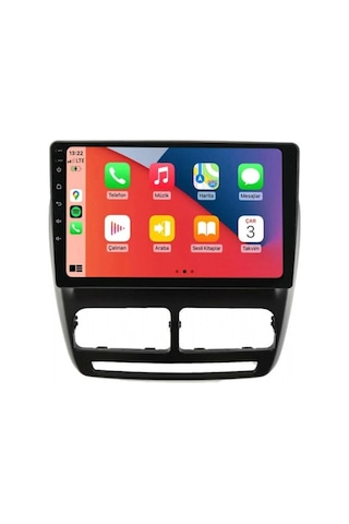 Fiat Doblo 2010-2015 -9''android Gerçek 2-32gb/1.6ghz/bt5.4-kablosuz Carplay-hd Kameralı 9"