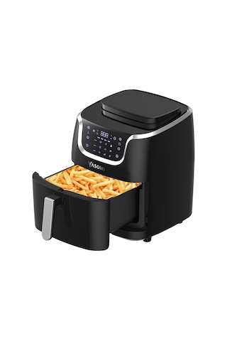 Yasomi Y77 XXL 1700 W 7 LT Buharlı Airfryer Fritöz Siyah