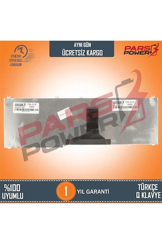 Toshiba Uyumlu Satellite L675D-117,  Notebook Klavye (Siyah TR) ( Pars power ) 628354