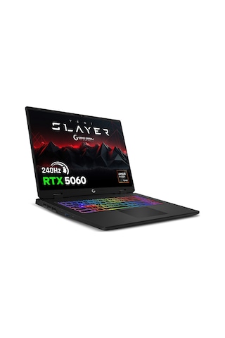Game Garaj Slayer R9MXL-5060-C2 R9-8940HX 32 GB 1 TB SSD RTX5060 17" Free Dos Dizüstü Bilgisayar