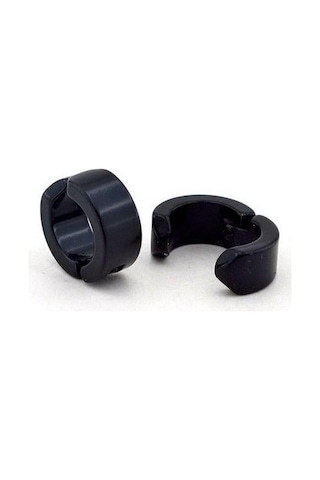 3 MM Sıkıştırmalı Unisex Erkek Çelik Küpe Deliksiz Kulaklara Mse1
