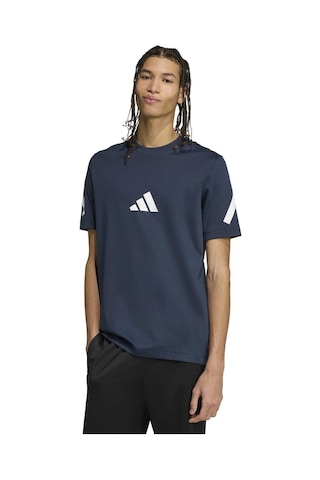 Adidas Z.n.e. Erkek Lacivert Yuvarlak Yaka Tişört Lacivert