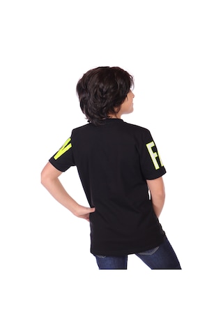 Toontoy Kids Toontoy Erkek Çocuk Fashion Baskılı Tişört Siyah