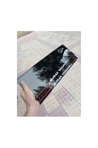 Pleksi Plakalık Takım 2 Ad. - App Ve Normal Plaka İçin Alt Üst Pleksi Plakalık - Tüm Araçlara Uyumlu - 577507876