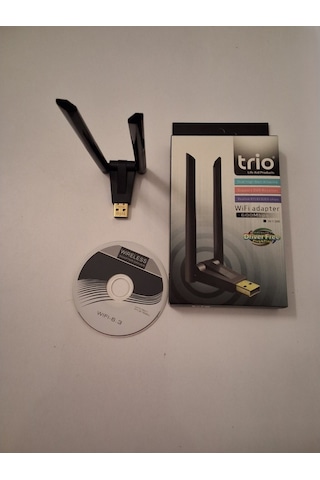 Trio Wifi Adaptör 600mbps Çift Anten