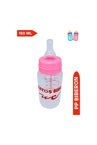 Klasik Silikon Uçlu Pp Biberon Pembe Rengi, 150 Ml