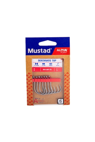 Mustad 34111 Alpha Poınt Ts Olta Ignesı 7lı No:2/0