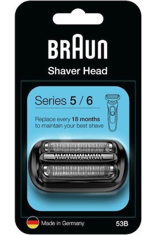 Braun Series 5 53B Tıraş Makinesi Yedek Başlığı - Siyah