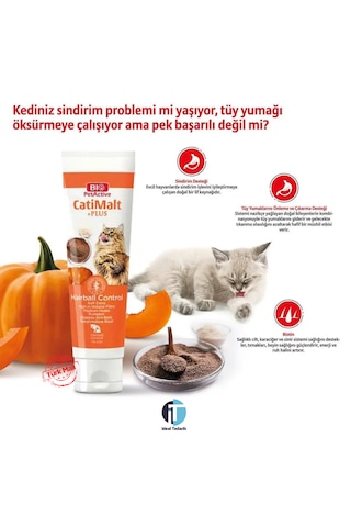 Kediler İçin Tüy Yumağı Önleyici Malt 100ml