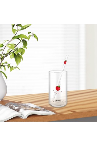 Homyl Cam Bardak Çay Bardağı Yeniden Kullanılabilir Stil-b Stil B