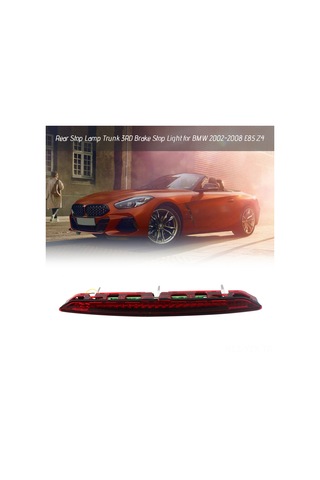 Yaozixa Bmw Z4 E85 2002-2008 Uygun Arka Durma Lambası, Dc 12v, Kırmızı, Parça No: 63256917378