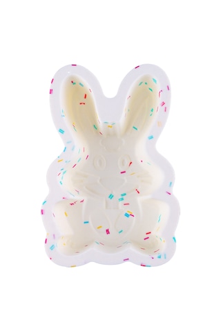 Qingmipy Paskalya Tavşanlı Silikon Kalıp - Çikolata, Puding Ve Jöle Yapımı İçin Pratik Pişirme Aracı Çok Renkli