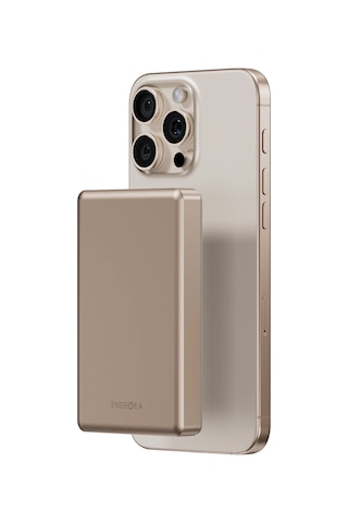 Alupac 10k 10.000 Mah 20w Type-c Ve 15w Kablosuz Şarj Çıkışlı Pd Hızlı Şarj Magsafe Powerbank - Gold Koyu Gri