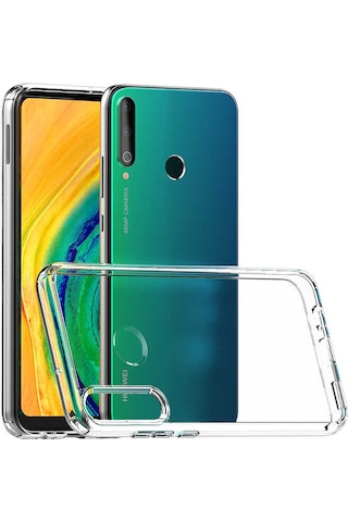 Huawei P40 Lite E Kılıf Zore Coss Kapak Renksiz