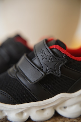 Daxtors Cayt Cırtlı Kız Çocuk Sneaker Spor Ayakkabı Siyah
