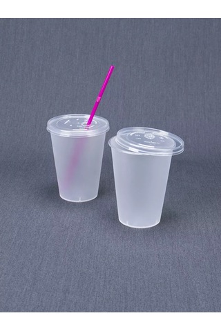 Softhomeplast Bubble Cup Kapaklı 375 Ml 80'li Mat Bubble Cup Mat 375 Ml Düz Kapaklı 80'li 232455695 Beyaz