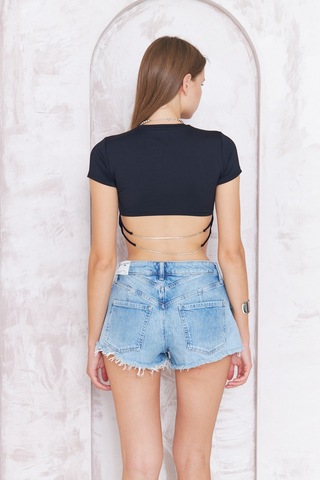 Kutaf Kadın Denim Şort 001