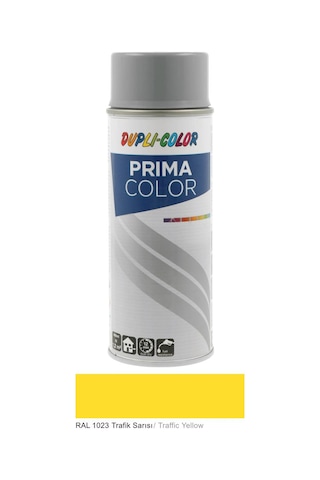 Prima Sprey Boya Trafik Sarısı Traffic Yellow Ral 1023 1023 Trafik Sarısı / Traffic Yellow