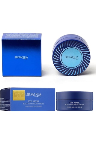 Bioaqua Mavi Bakır Peptidli Yenileyici ve Sıkılaştırıcı Kolajen Göz Maskesi 80 G