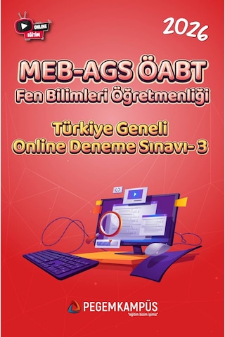 2026 Meb-ags Öabt Fen Bilimleri Öğretmenliği Türkiye Geneli Online Deneme Sınavı-3 2026 Meb-ags Öabt Fen Bilimleri Öğretmenliği Türkiye Geneli Online Deneme Sınavı-3