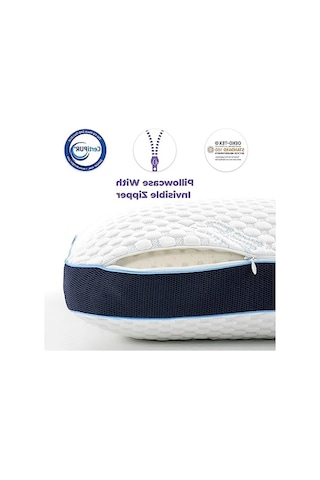 Ergonomik Visco Yastık, Serinletici Özelliği İle Rahat Uyku Sağlar Açık Bej
